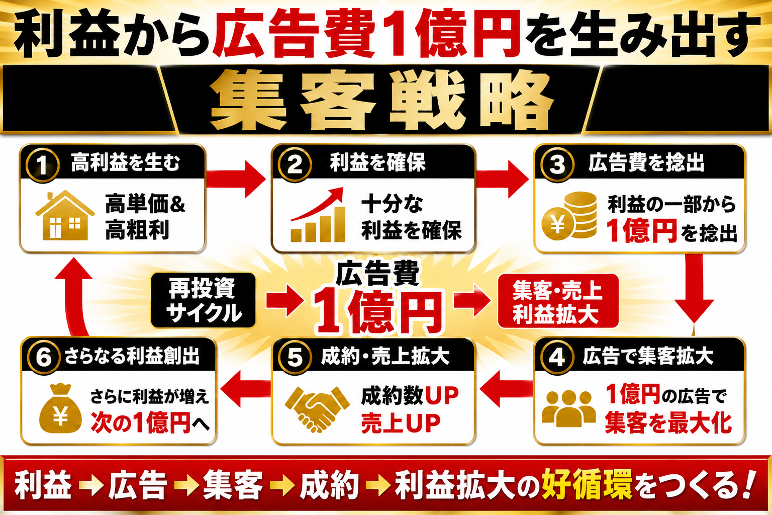 銀行借入0円で事業を10倍伸ばす広告宣伝法。集客数500人から1000人戦略