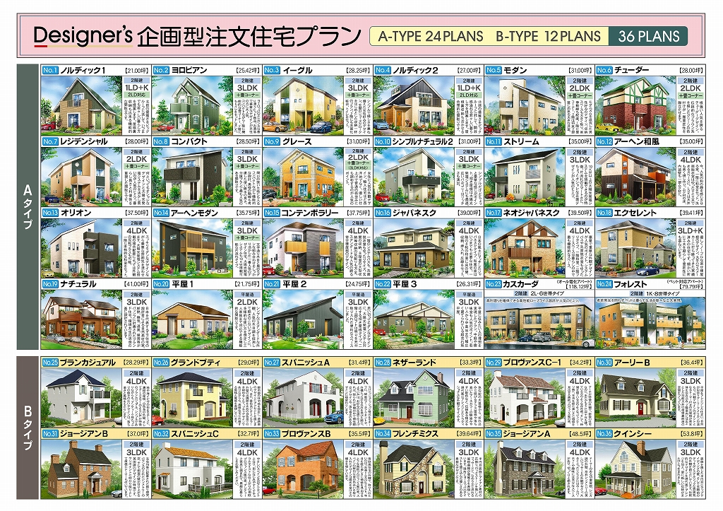 佐賀の家を安くする！100棟プロジェクト　外観スタイルと家づくりの流れ