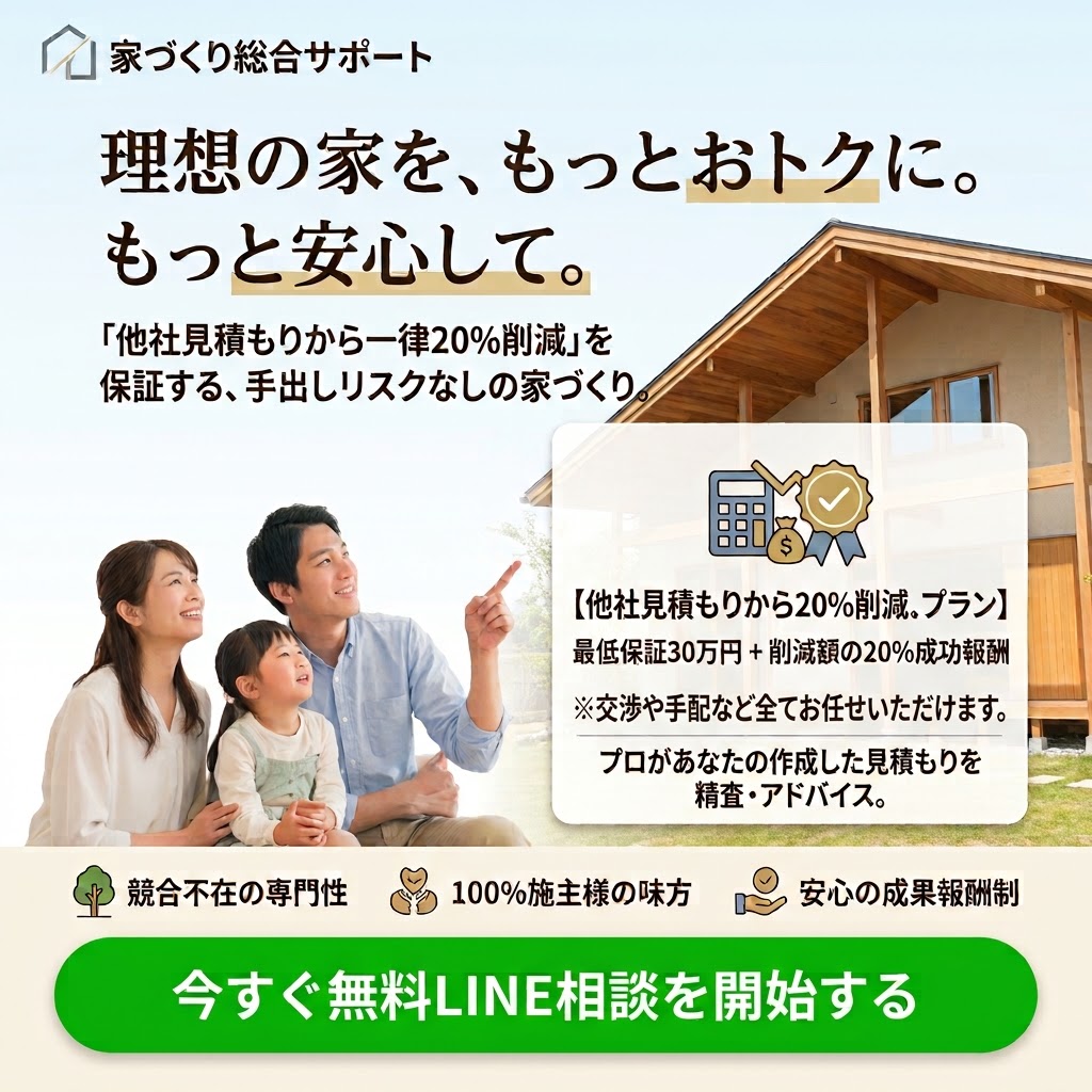 見積り診断受付中！その見積もりが最大1200万円安くなります。